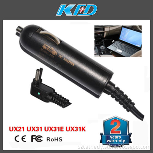 Car Adapter for Asus Zenbook Ux31 Ux21e Ultrabook Auto Power Supply Cord Charger
